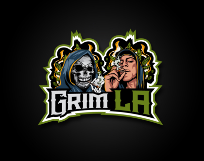 Grim LA - Mascot Logo