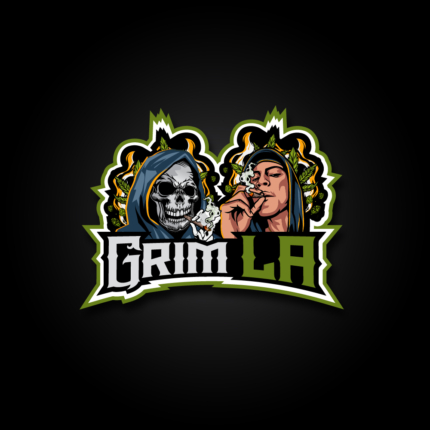 Grim LA - Mascot Logo