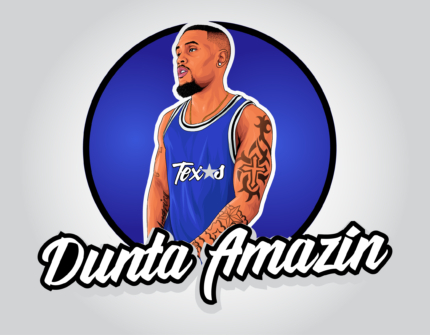 Dunta Amazin Character Logo